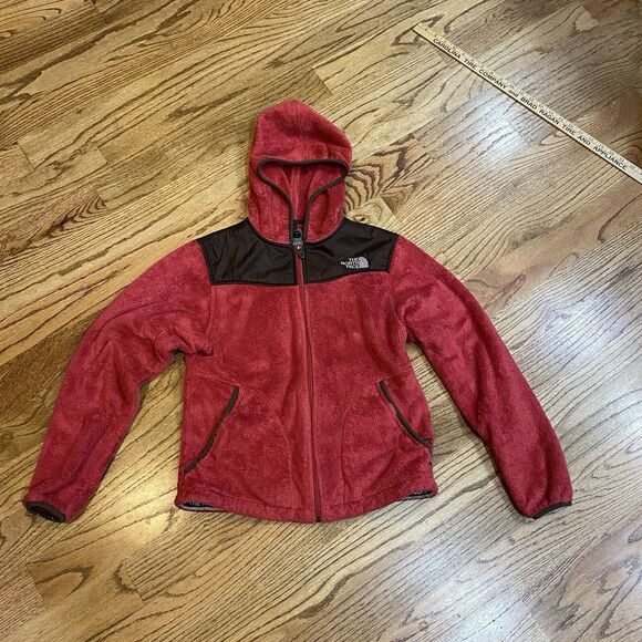 The North Face Denali Fleece Jacket Full Zip Pink Black Hooded Womens Size Small - Picture 1 of 10